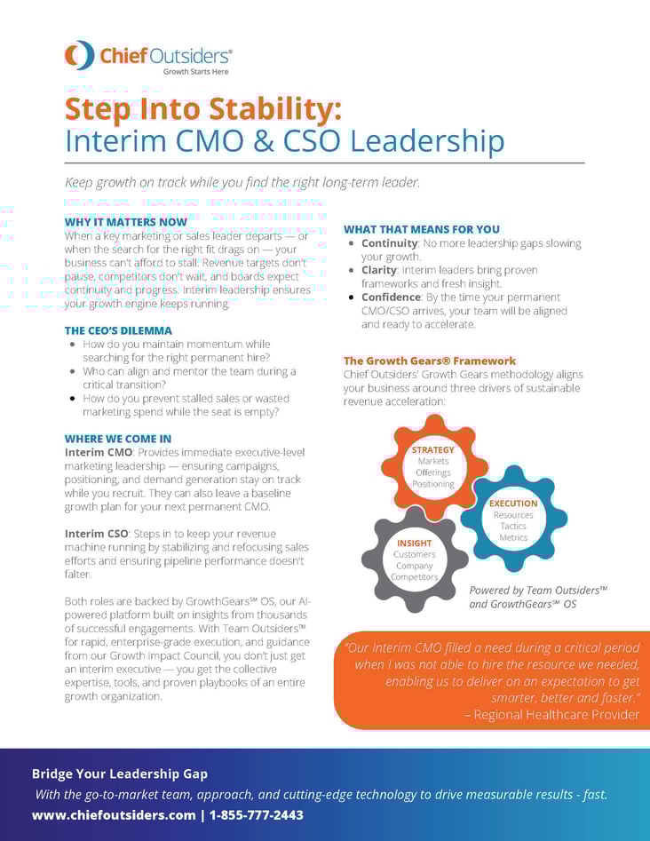 Interim Services Flyer