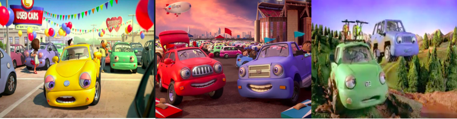 animated cars