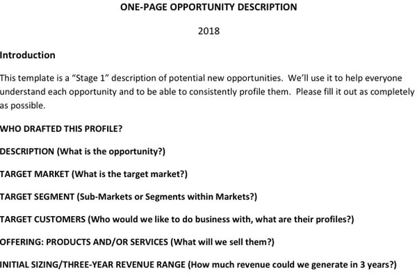 one-page-opportunity